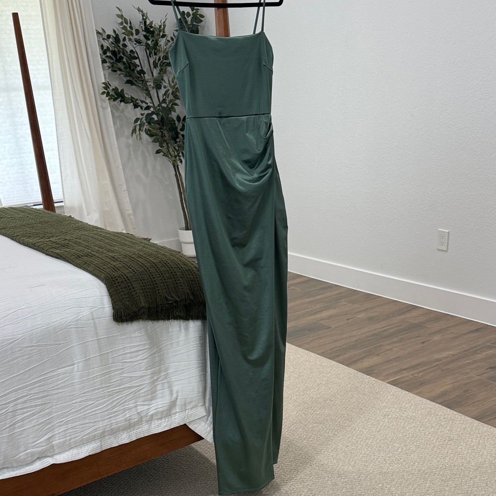 Windsor Forest Green Maxi Dress